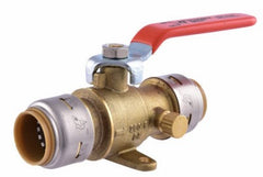 SHARKBITE Sharkbite/cash Acme 24616-0000LFA 3/4 in Ball Valve Drain