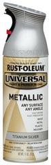 RUST-OLEUM Rust-oleum 245220 Universal Spray Paint Titanium Silver 12 Oz