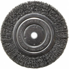 WEILER Weiler 93629 6 Inch Crimped Wire Wheel Brush Carbon Steel