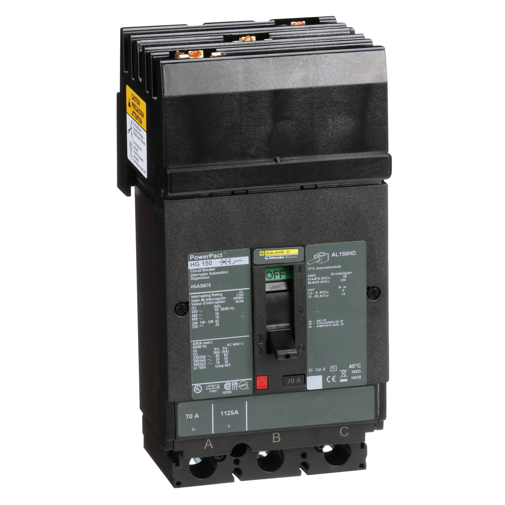 SCHNEIDER ELECTRIC HGA36070 CIRCUIT BREAKERS