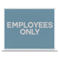 DEFLECTO Deflecto DEF69301 Stand Up Double-Sided Sign Holder 11 in x 8.5 in (1 Pack)
