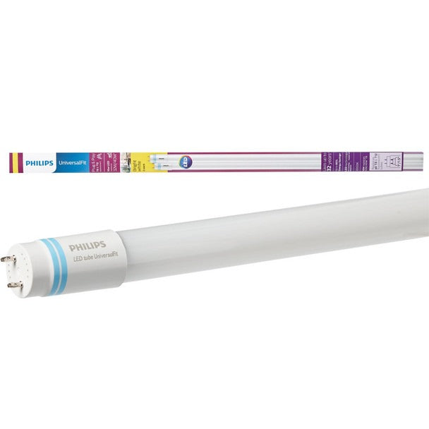 PHILIPS Philips 539148 4 ft Type A Linear Universal Fit LED Tube 32W/40W Equivalent (10-Pack) Replaces T8/T12