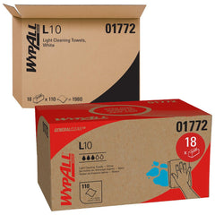 KIMBERLY-CLARK Wypall 01772 Dry Pop-up Wipes 110 Sheets White 18 Pack