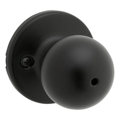 KWIKSET Kwikset 300P-514 Polo Knob Privacy Door Lock Matte Black