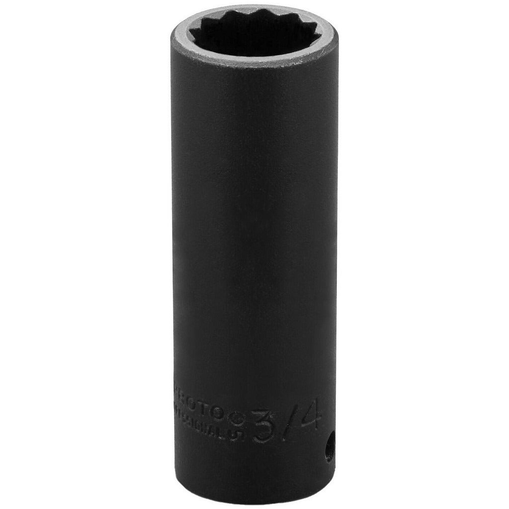 PROTO Proto J7324 Impact Socket 1/2 in Drive 3/4 in 12-pt