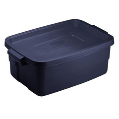 RUBBERMAID Rubbermaid RMRT030003 Roughneck Tote 15-11/16 x 10-5/8 x 7 in (Pkg Qty 6) WB493590