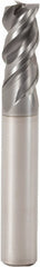 SECO TOOLS Seco 02733911 Corner Radius End Mill 4mm 3 Flute Carbide