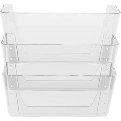 DEFLECTO Deflecto DEF73601RT Wall Pocket System 13 x 4 x 19 inches 3/Pack 73601RT