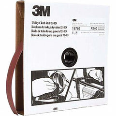 3M 3M 7000118508 Utility Cloth Roll 314D 1 in x 50 yd P240 J-weight Pack 5