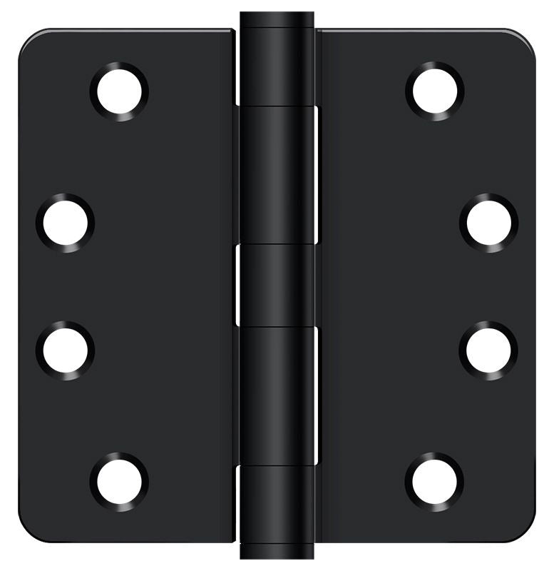 DELTANA Deltana S44R4HD1B Heavy Duty Door Hinge Flat Black