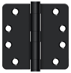 DELTANA Deltana S44R4HD1B Heavy Duty Door Hinge Flat Black