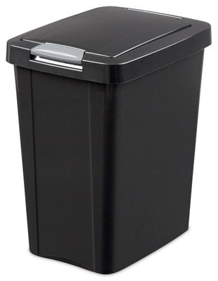 STERILITE Sterilite 10439004 Touch Top Wastebasket 7.5 Gallon Slim