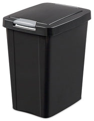 STERILITE Sterilite 10439004 Touch Top Wastebasket 7.5 Gallon Slim