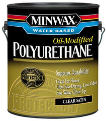 MINWAX Minwax 71033 Water Based Oil Modified Polyurethane Satin 1 Gal