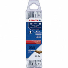 LENOX Lenox 1991408 Bi-metal Jigsaw Blade 6 Tpi U-shank 25 Pack