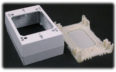 WIREMOLD Wiremold Company C53 Datacom Box White Plastic Cordmate Ii