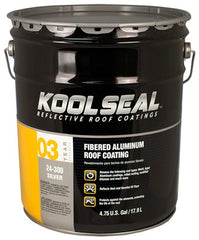 KOOL SEAL Kst Coating KS0024300-20 Fibered Aluminum Roof Coating