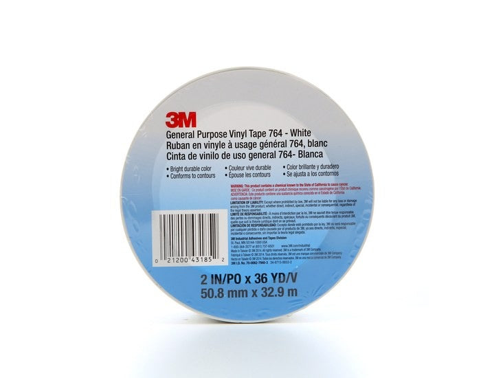 3M 3M 7000028956 General Purpose Vinyl Tape 764 (2 in x 36 yd, 5 mil) 3MT021200-43185