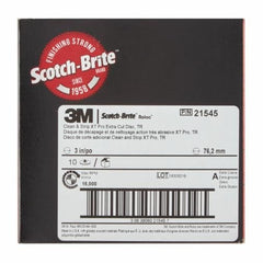 3M 3M 7100173790 Scotch-Brite Roloc Clean and Strip XT Pro XC-DR 3 in (40/Case)