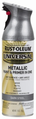 RUST-OLEUM Rust-oleum 262662 Metallic Spray Paint Dark Steel 11 Oz