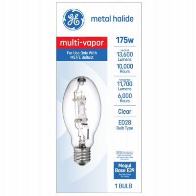 GE G E Lighting 30951 175W Metal Halide Lamp Mogul Base