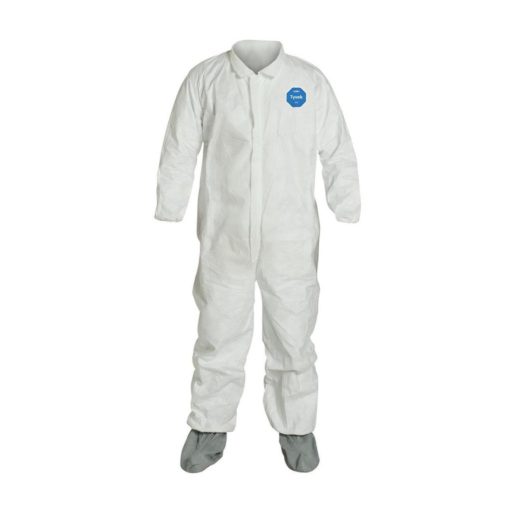 DUPONT Dupont TY121SWHMD0025NS Disposable Coveralls Medium 25 Pack
