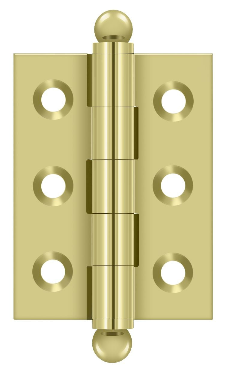 DELTANA Deltana CH2015U3 Hinge Ball Tips Bright Brass 2x1.5in