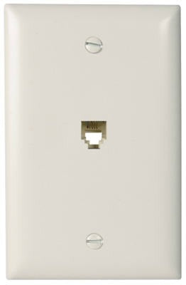 LEGRAND Pass Seymour TPTE1WCC12 1 Gang RJ11 Phone Jack Wall Plate