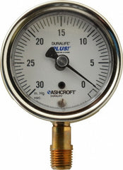 ASHCROFT Ashcroft 94573XLL Pressure Gauge 0-30 Psi 2.5 in Dial