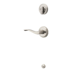 KWIKSET Kwikset 966SELLH-15.UNIV Sedona Lever Handleset Trim Satin Nickel