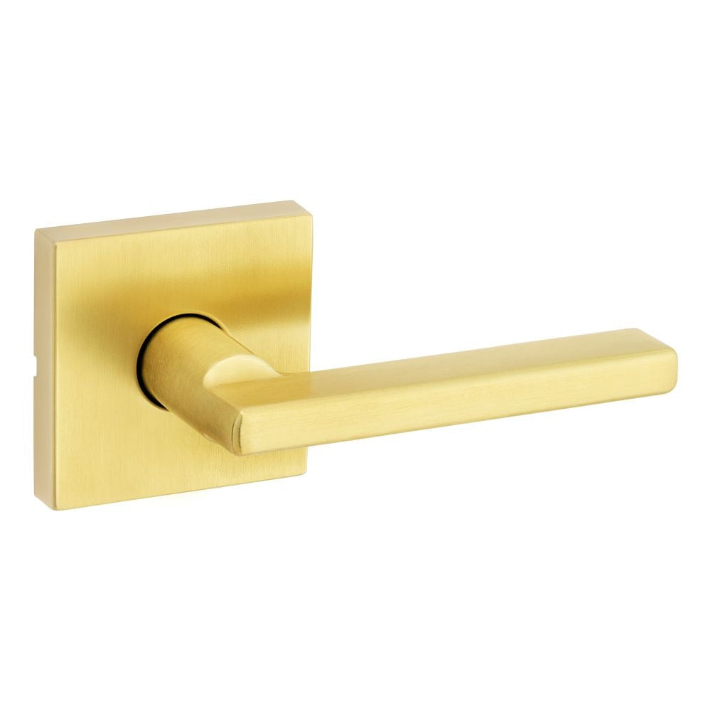 KWIKSET Kwikset 720HFLSQT-4 Halifax Lever Passage Lock Satin Brass