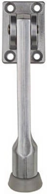 NATIONAL HARDWARE National Mfg N273-557 Kick Down Door Stop 5 in Satin Chrome