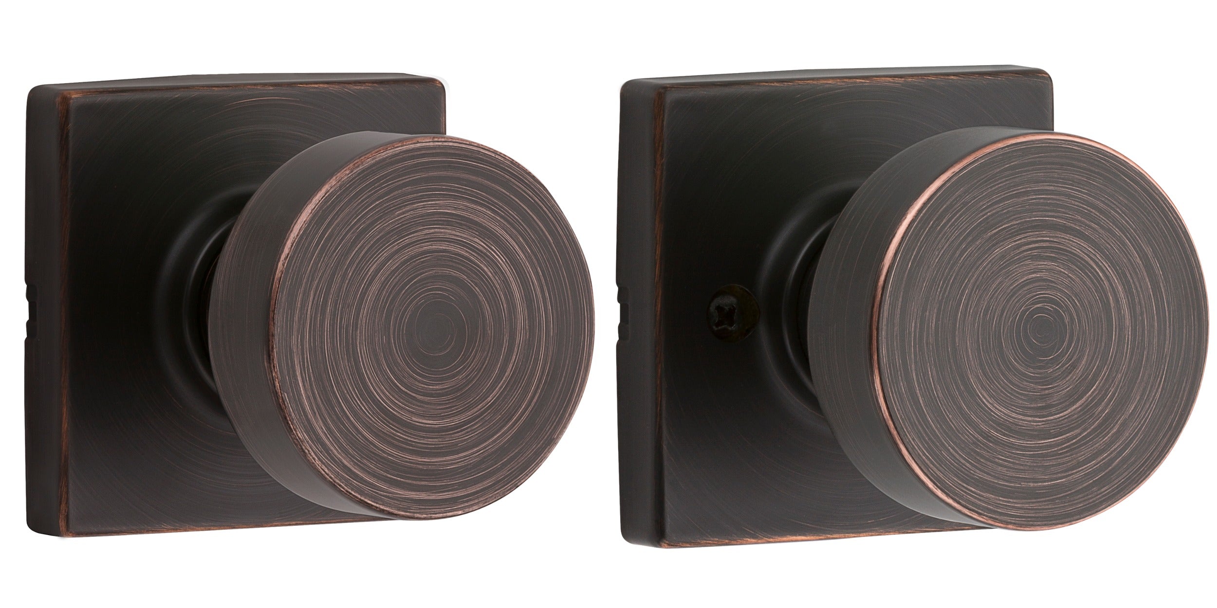 KWIKSET Kwikset 720PSKSQT-11P Pismo Passage Knob Venetian Bronze