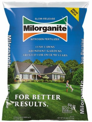 SYLVANIA Milorganite 64032 Slow-release Nitrogen Fertilizer 32 Lb