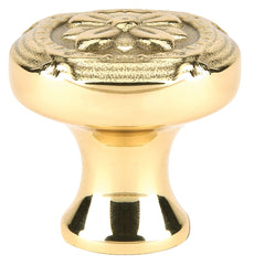 EMTEK Emtek 86277US3 Ribbon and Reed Cabinet Knob Polished Brass