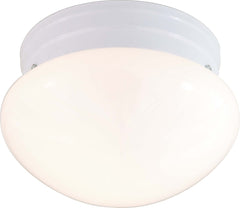 SATCO-NUVO Satco-Nuvo 77/060 1-Light Flush Mount Small Mushroom 60W (8 Inch) Replacement SF77-060