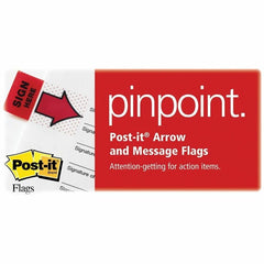 3M 3M MMM680HVSHR Post-it Message Flags 200 Pack (1 in x 1.75 in)
