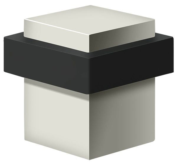 DELTANA Deltana UFBS138U14 Square Floor Bumper Bright Nickel