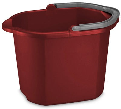 STERILITE Sterilite 11215806 Dual Spout Pail 16 Qt Red
