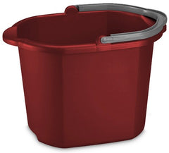 STERILITE Sterilite 11215806 Dual Spout Pail 16 Qt Red