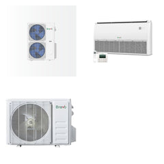 BRAVO ROMA BRAVO ROMA 24000 BTU R-32 23 SEER2 2-Zone Floor/Ceiling Mini Split