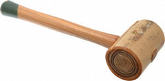 GARLAND Garland 11011 Weighted Rawhide Mallet 2.5 Lb Hickory Handle