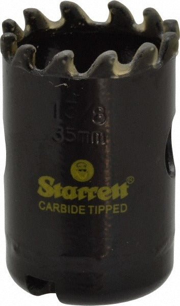 STARRETT Starrett 65619 Hole Saw 1-3/8 in Carbide Tipped