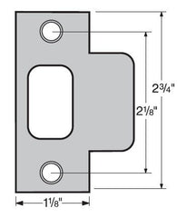 KWIKSET Kwikset 83028-019 T Strike Satin Nickel