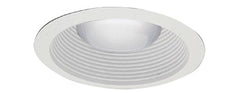 COOPER LIGHTING SOLUTIONS Cooper Lighting RE-6125WB 6 Inch White Metal Baffle Trim