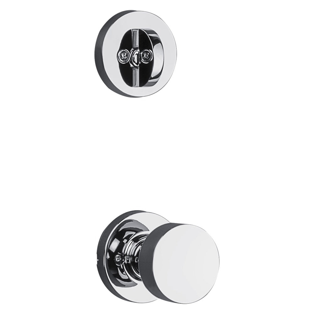 KWIKSET Kwikset 966PSKRDT-26.UNIV Pismo Knob Handleset Trim Chrome