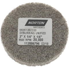 NORTON Norton 66261052200 Aluminum Oxide Deburring Wheel 2 in