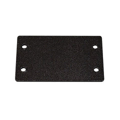 WIREMOLD Wiremold / Legrand AV9004BK Blank Plate Double Gang