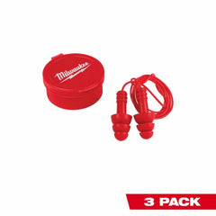 MILWAUKEE Milwaukee 48-73-3151 Corded Reusable Earplugs Nrr 26 3-pack