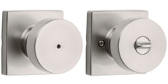 KWIKSET Kwikset 730PSKSQT-15 Pismo Privacy Knob Satin Nickel